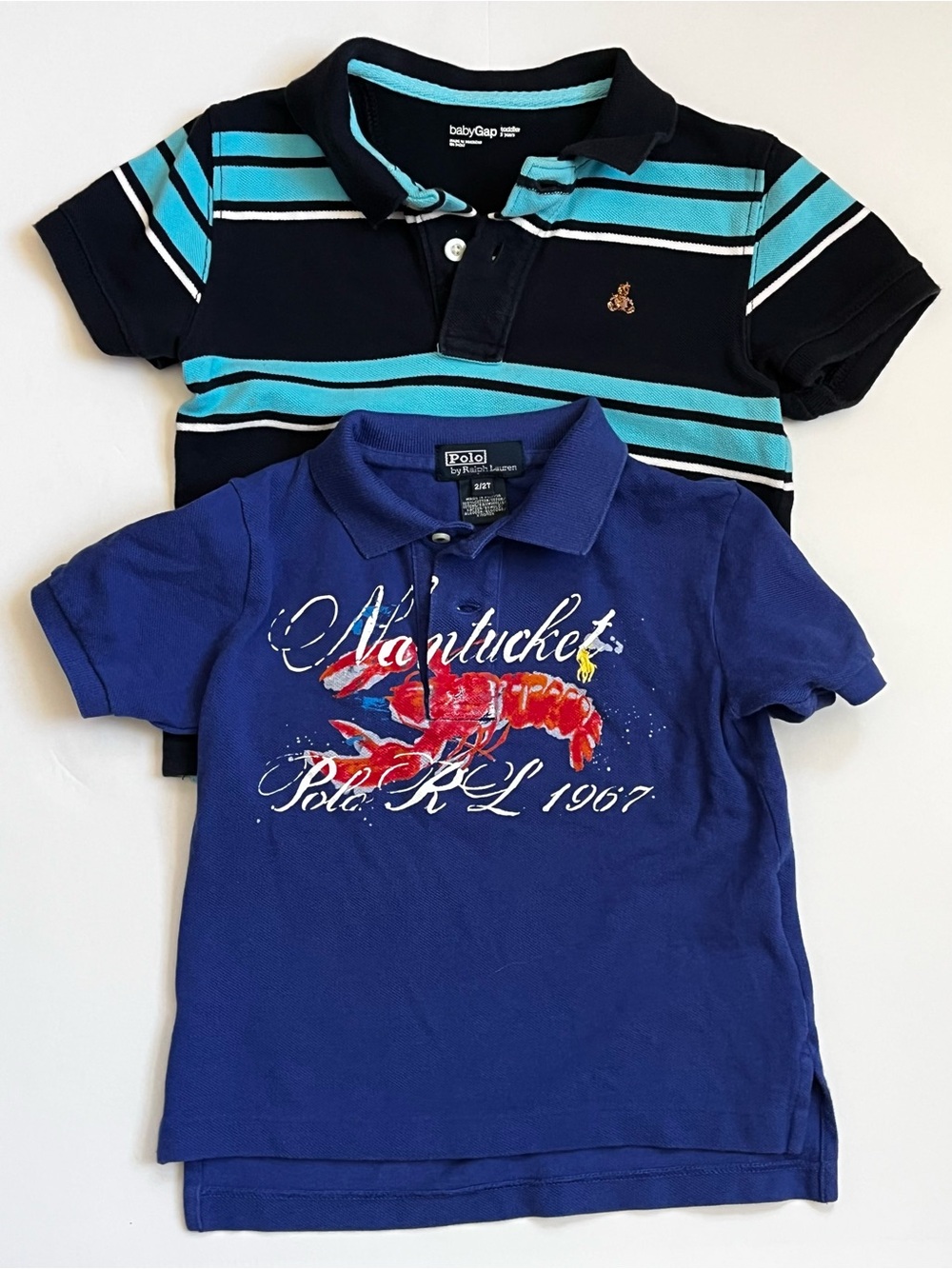 Boys’ polo shirt bundle size 2